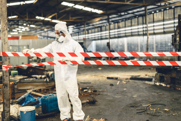 Professional Crime Scene Cleanup technician working in Carr, CO